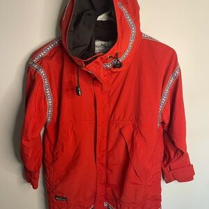Wintergreen Jacket Youth 7/8 Red Northern Wear Ely Minnesota Handmade Parka